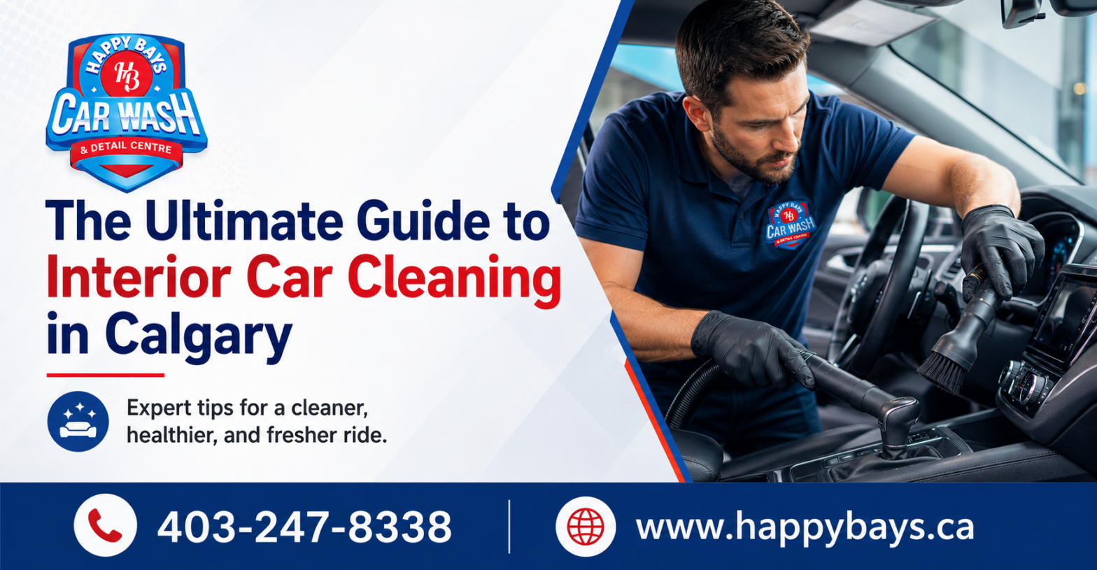 interior car cleaning in Calgary
